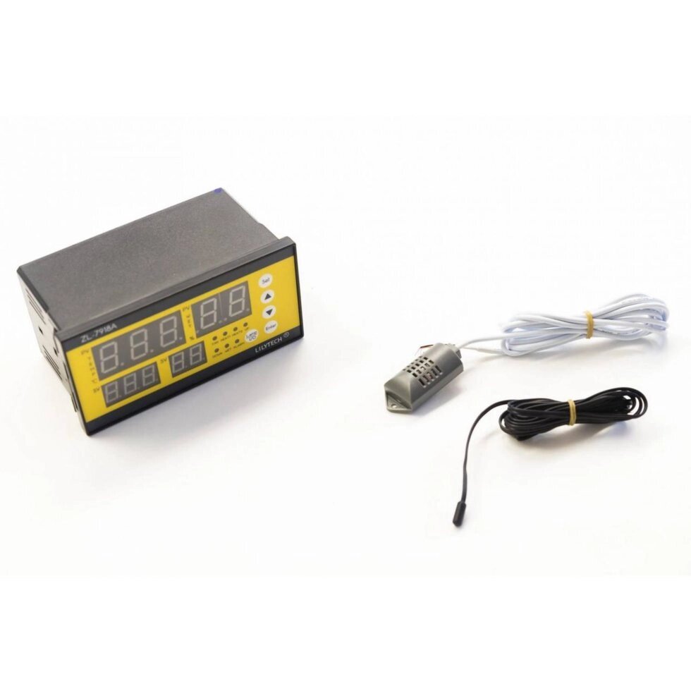 Терморегулятор LILYTECH ZL-7918А (темп + влажность + переворот+проветривание) от компании Интернет-магазин "Мадана" - фото 1