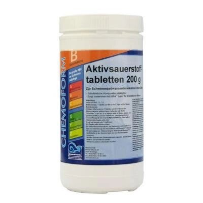 Аквабланк О2 бесхлорное средство дезинфекции и борьбы с водорослями 1 кг от компании Техника в дом - фото 1