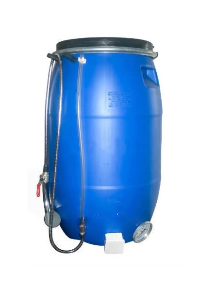 Бак для душа 65 литров ЛЮКС с водяным уровнем, термометром от компании Техника в дом - фото 1