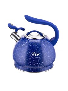Чайник для плиты TECO TC-122-BL нержавейка 3,0 л со свистком