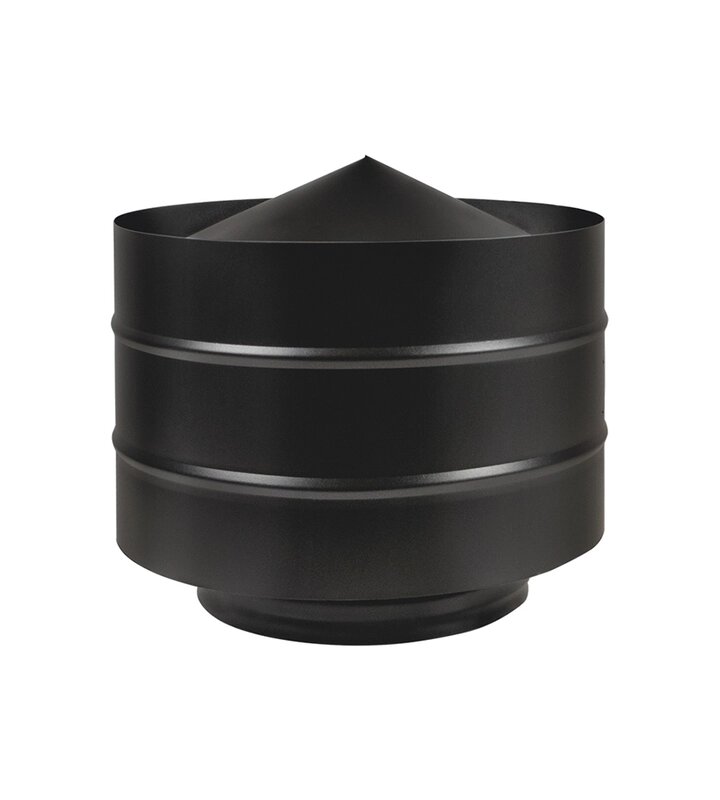 Дефлектор BLACK (AISI 430/0,5 мм) д. 115х200 от компании Техника в дом - фото 1