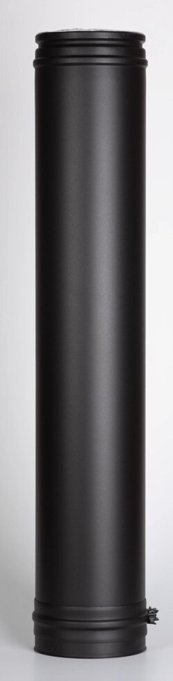 Элемент трубы 1000 мм РМ25 (черный) от компании Техника в дом - фото 1