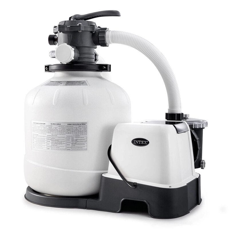 Хлоргенератор (система морской воды) QX2600 с песчаным фильтром-насосом 10,0/8,0 м3/ч резервуар для песка 55 кг от компании Техника в дом - фото 1