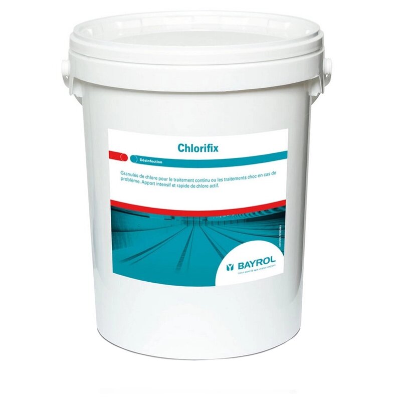 Хлорификс (ChloriFix) быстрорастворимый хлор для ударной дезинфекции воды 25 кг от компании Техника в дом - фото 1