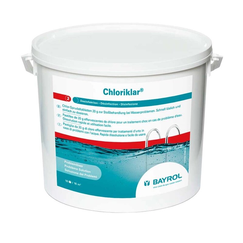 Хлориклар быстрорастворимый хлор в таблетках для дезинфекции воды 25 кг от компании Техника в дом - фото 1