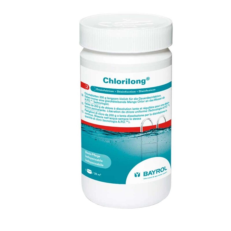 Хлорилонг 200 (ChloriLong 200) медленнорастворимый хлор для непрерывной дезинфекции 1 кг от компании Техника в дом - фото 1