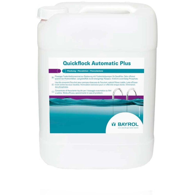 Куикфлок (Quickflock) с лантаном для удаления мелких частиц грязи из воды 20 л от компании Техника в дом - фото 1