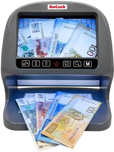 Детектор банкнот DoCash BIG D LED просмотровый мультивалюта