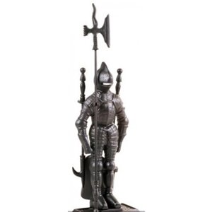 Набор каминный D50011ВК Рыцарь (4 предмета, 79 см, черный), на подставке в Москве от компании Техника в дом