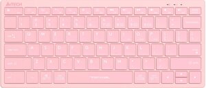 Клавиатура A4Tech Fstyler FBX51C розовый USB беспроводная BT/Radio slim Multimedia (FBX51C PINK)