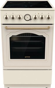 Плита Электрическая Gorenje GECS5B70CLI бежевый стеклокерамика (без крышки) в Москве от компании Техника в дом