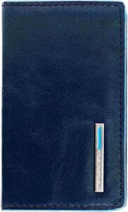 Чехол для визитных карт Piquadro Blue Square PP1263B2/BLU2 синий натур. кожа