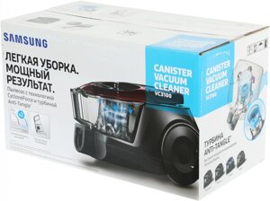 Пылесос Samsung VC18M31A0HU/EV 1800Вт голубой/черный