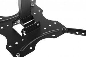 Кронштейн для телевизора Ultramounts UM904 черный 32"-55" макс. 30кг настенный поворотно-выдвижной и наклонный