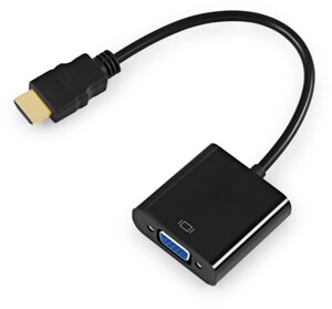 Переходник KingPrice KP-HDMI (m)-VGA (f) HDMI (m) VGA (f) 0.1м черный
