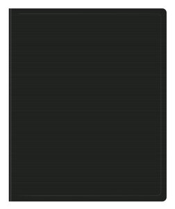 Папка на 2-х кольцах Бюрократ DeLuxe DL0740/2BLCK A4 пластик 0.7мм кор. 32мм черный в Москве от компании Техника в дом