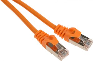 Патч-корд Premier PP22-2M/O 1000Гбит/с FTP 4 пары cat. 5E CCA molded 2м оранжевый RJ-45 (m)-RJ-45 (m)