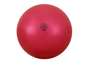 Мяч для художественной гимнастики Нужный спорт Металлик 19 см красный в Москве от компании Техника в дом
