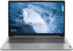 Ноутбук Lenovo IdeaPad 1 15IGL7 Celeron N4020 8Gb SSD256Gb Intel UHD Graphics 600 15.6" TN FHD (1920x1080) noOS grey