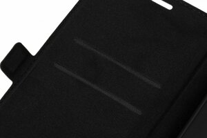 Чехол (флип-кейс) DF для Xiaomi Poco M3 poFlip-03 черный (DF POFLIP-03 (BLACK))