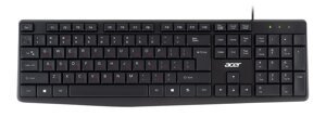 Клавиатура Acer OKW121 черный USB (ZL. KBDEE. 00B)
