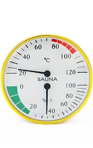Термометр для сауны банная станция с гигрометром