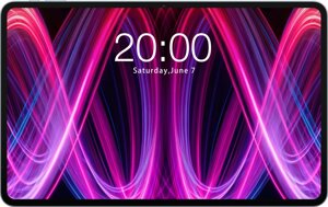 Планшет Teclast T60Plus G88 (2.0) 8C RAM6Gb ROM128Gb 11.97" IPS 2000x1200 4G 2Sim Android 14 серый 13Mpix 5Mpix BT WiFi