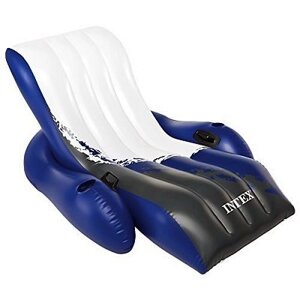 Надувное кресло-шезлонг для плавания 180135см до 100кг