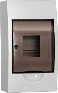 Щит распределительный IEK MKP12-N-04-40-20 ЩРН-П-4 для установки модульных устройств навесной 112мм 93мм 200мм 660B