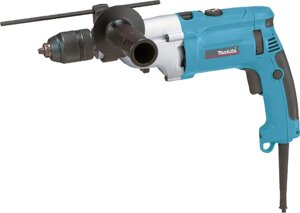 Дрель ударная Makita HP2071F 1010Вт патрон: быстрозажимной реверс (кейс в комплекте)