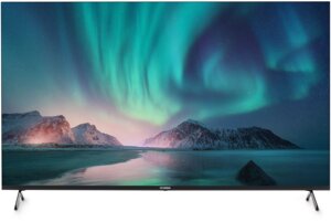 Телевизор LED Hyundai 50" H-LED50BU7006 Android TV Frameless Metal черный 4K Ultra HD 60Hz DVB-T2 DVB-C DVB-S DVB-S2