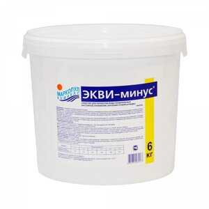 Средство для понижения величины pH воды Экви-Минус 6 кг в Москве от компании Техника в дом