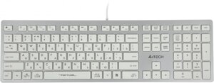 Клавиатура A4Tech Fstyler FX50 белый USB slim Multimedia (FX50 WHITE)