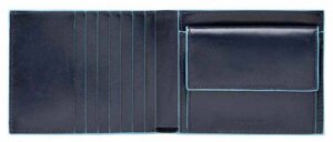 Кошелек мужской Piquadro Blue Square PU1239B2R/BLU2 синий натур. кожа