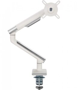 Кронштейн для мониторов Ultramounts UM713W белый 17"-32" макс. 9кг крепление к столешнице поворот и наклон