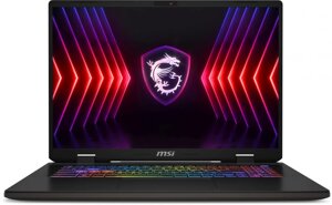 Ноутбук MSI Sword 17 HX B13VEKG-200XRU Core i7 13700HX 16Gb SSD512Gb NVIDIA GeForce RTX4050 6Gb 17" IPS FHD+