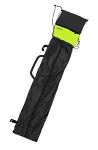 Чехол-рюкзак для беговых лыж TREK 170 см черно-салатовый