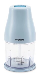 Измельчитель электрический Hyundai HYC-P3118 0.8л. 300Вт голубой/синий