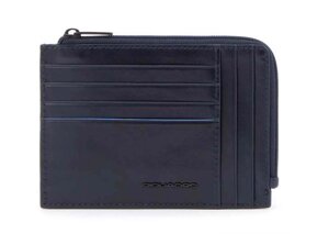 Портмоне Piquadro Blue Square Revamp PU1243B2VR/BLU синий натур. кожа
