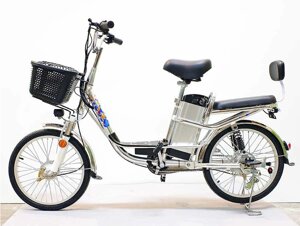 Электровелосипед GreenCamel Транк-2 V2 2-х подвес (серебристый)