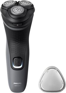 Бритва роторная Philips S1142/00 реж. эл.:3 питан.: элек. сеть/аккум. темно-серый