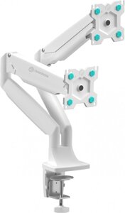 Кронштейн для мониторов Onkron G200 белый 13"-32" макс. 18кг настольный поворот и наклон верт. перемещ.
