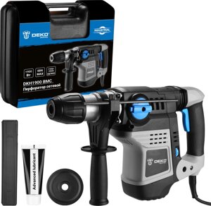 Перфоратор Deko DKH1900 патрон: SDS-max уд.:10Дж 1900Вт (кейс в комплекте)