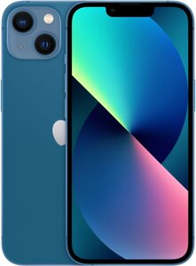 Смартфон Apple A2633 iPhone 13 128Gb 4Gb синий моноблок 3G 4G 1Sim 6.1" 1170x2532 iOS 16 12Mpix 802.11 a/b/g/n/ac/ax