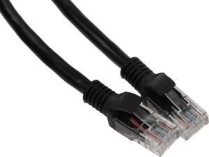 Патч-корд Premier PP6U-0.25M/BK 10000Гбит/с UTP 4 пары cat. 6 CCA molded 0.25м черный RJ-45 (m)-RJ-45 (m)
