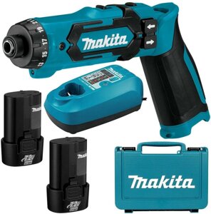 Отвертка аккум. Makita DF012DSE аккум. патрон: шестигранник 6.35 мм (1/4) (кейс в комплекте)