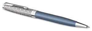 Ручка шариков. Parker Sonnet Premium K537 (CW2119649) Metal Blue CT M черн. черн. подар. кор.