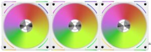 Вентилятор Lian-Li Uni Fan ALV2 120 Triple ARGB 120x120x28mm белый 7-pin 28.7dB Ret (G99.12ALV23W. 00)