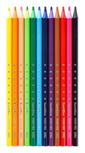 Карандаши цв. Deli EC110-12 Enovation шестигран. пластик 12цв. коробка/европод. (12шт)
