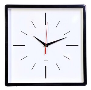 Часы настенные аналоговые Бюрократ WallC-S61P D30см черный (WALLC-S61P30/BLACK)